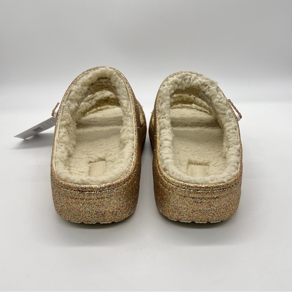 Crocs Classic Cozzzy Glitter Sandals - Picture 8 of 15